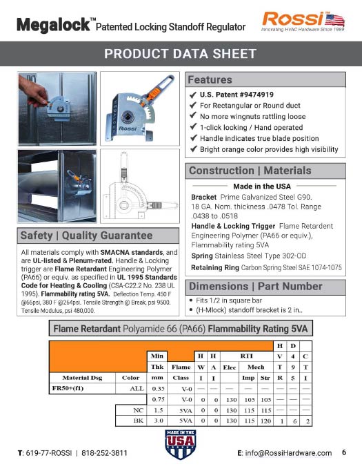 Megalock Data Sheet